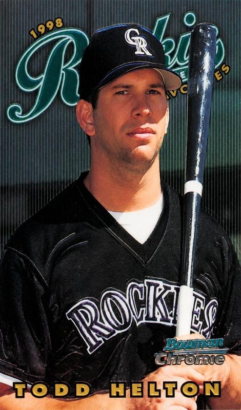 Todd Helton, 1997 Bowman Chrome Baseball