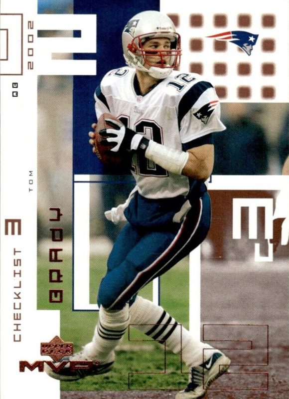Tom Brady, 2002 Upper Deck MVP Baseball