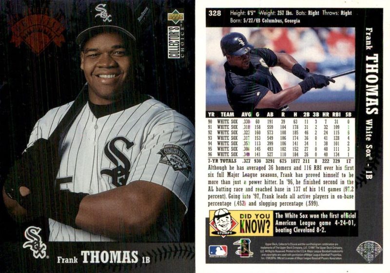 Frank Thomas, 1997 Collector's Choice Baseball