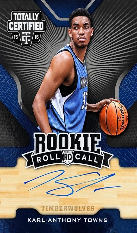 Karl-Anthony Towns, 2015 Panini Totally Certified Basketball