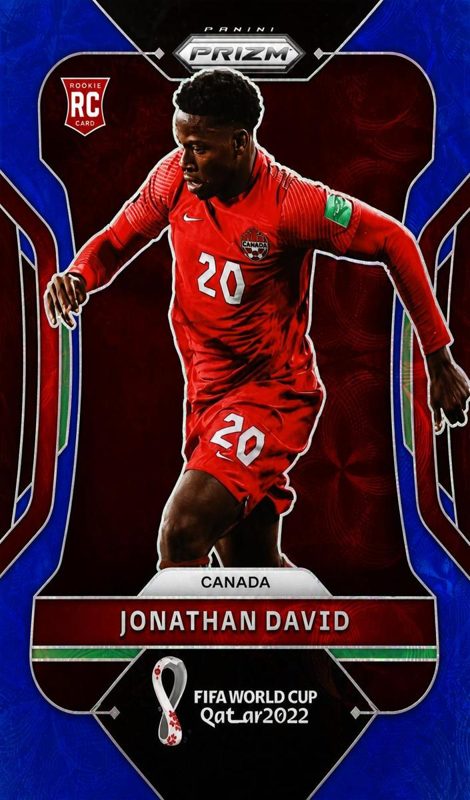 Jonathan David, 2022 Panini Prizm FIFA World Cup Qatar Soccer