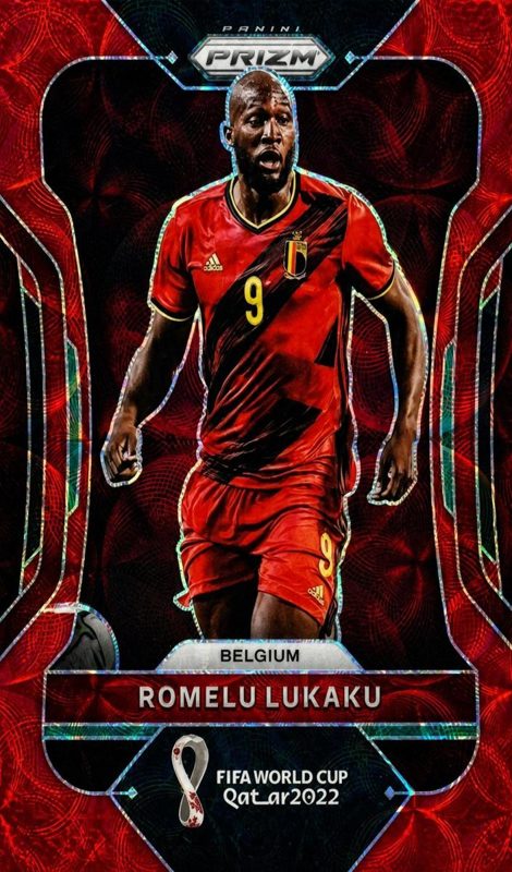 Romelu Lukaku, 2022 Panini Prizm FIFA World Cup Qatar Soccer