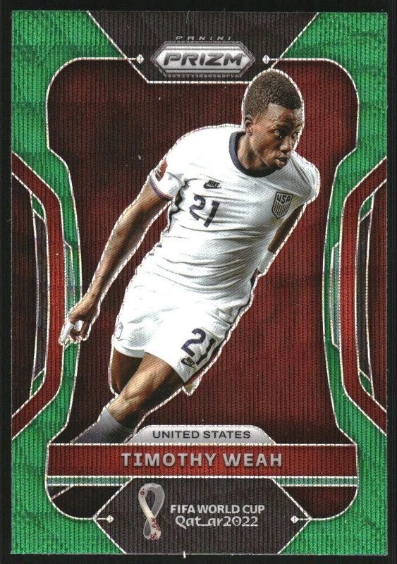 Timothy Weah, 2022 Panini Prizm FIFA World Cup Qatar Soccer