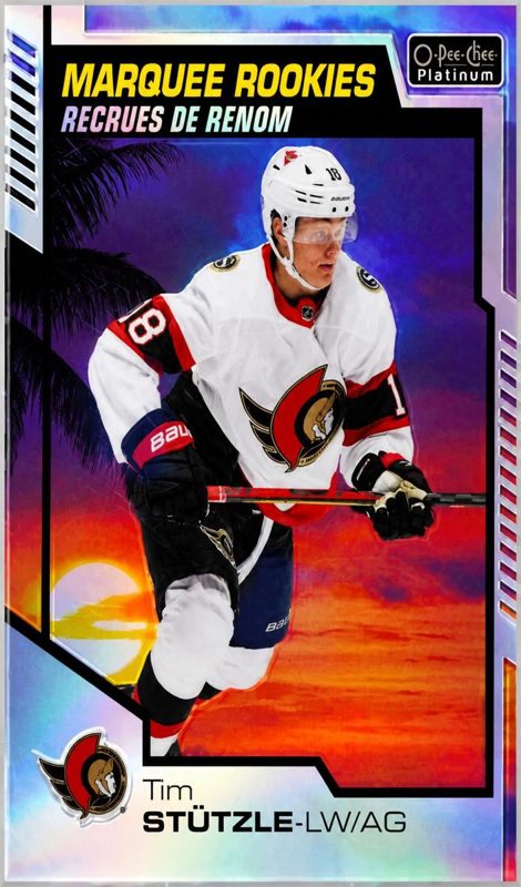 Tim Stutzle, 2020 O-Pee-Chee Platinum Hockey