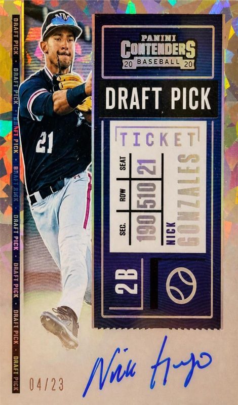 Nick Gonzales, 2020 Panini Contenders Baseball