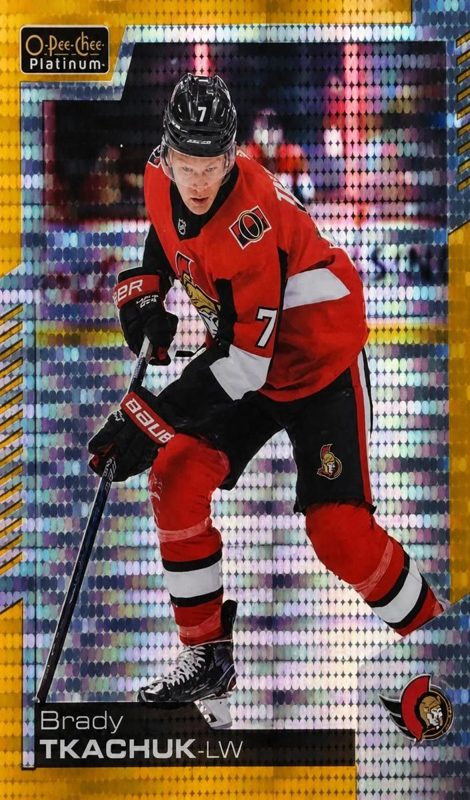 Brady Tkachuk, 2020 O-Pee-Chee Platinum Hockey