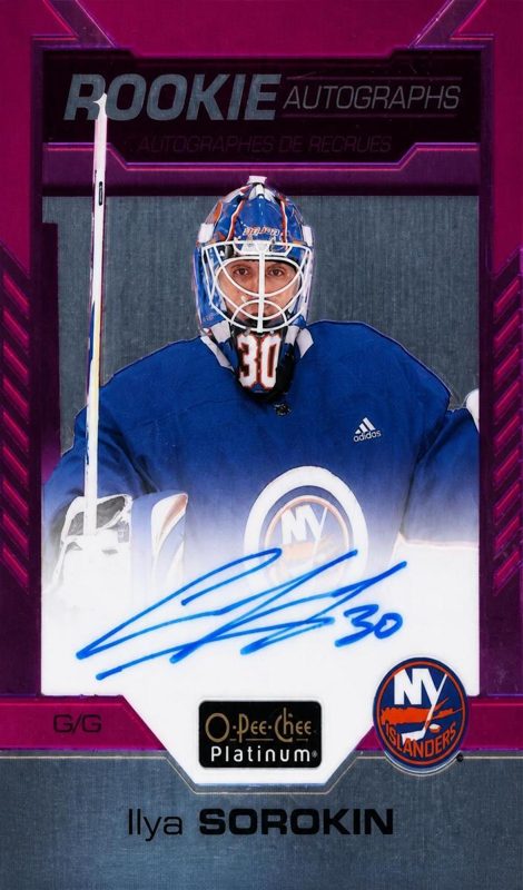 Ilya Sorokin, 2020 O-Pee-Chee Platinum Hockey
