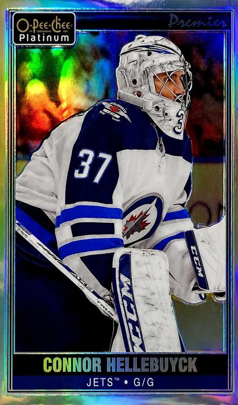 Connor Hellebuyck, 2020 O-Pee-Chee Platinum Hockey