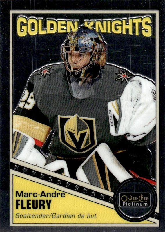 Marc-Andre Fleury, 2019 O-Pee-Chee Platinum Hockey