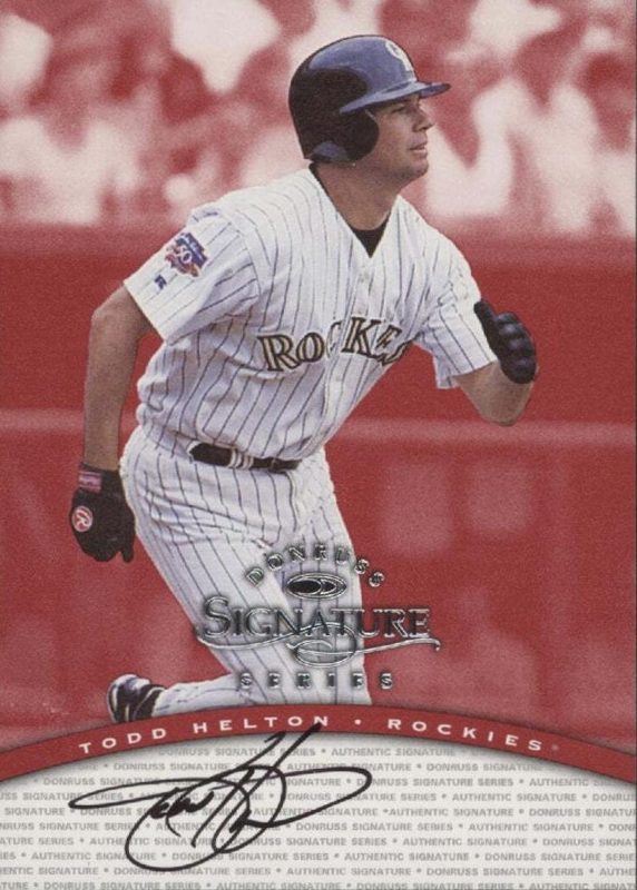Todd Helton, 1997 Donruss Signature Series Baseball