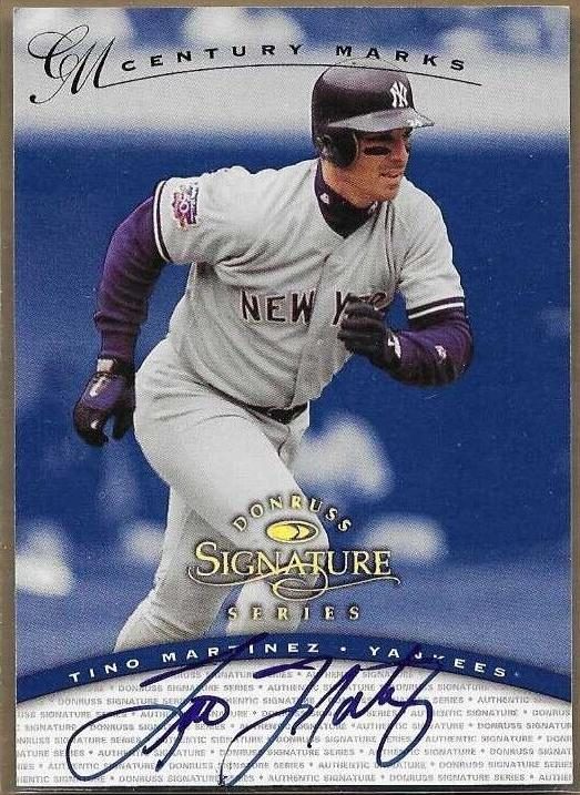 Tino Martinez, 1997 Donruss Signature Series Baseball