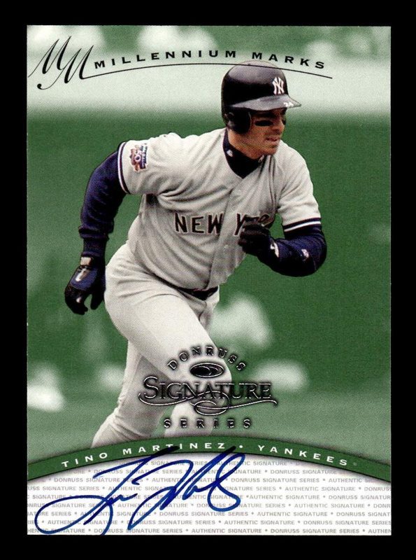 Tino Martinez, 1997 Donruss Signature Series Baseball