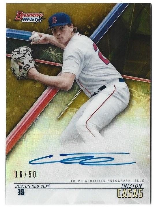 Triston Casas, 2018 Bowman's Best Baseball