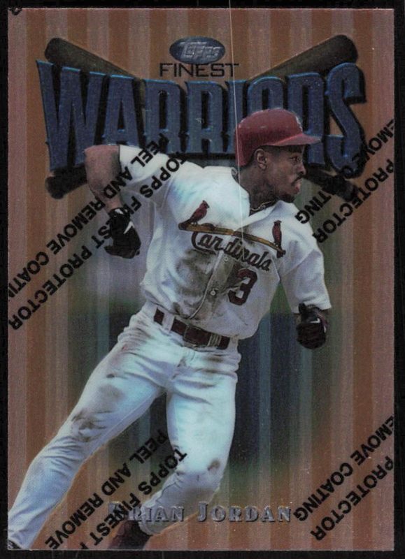 Brian Jordan, 1997 Topps Finest Baseball