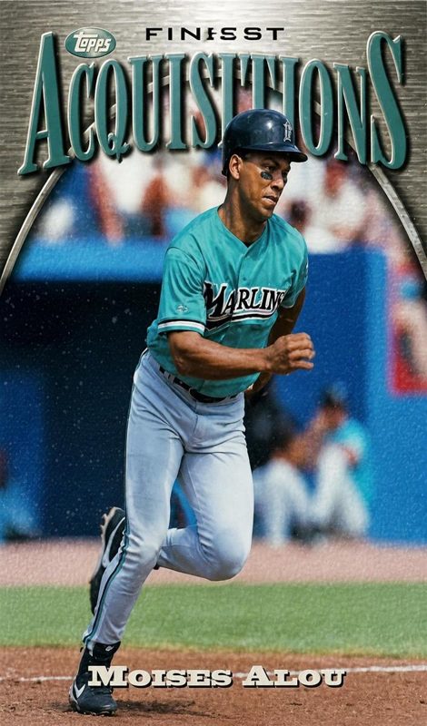 Moises Alou, 1997 Topps Finest Baseball