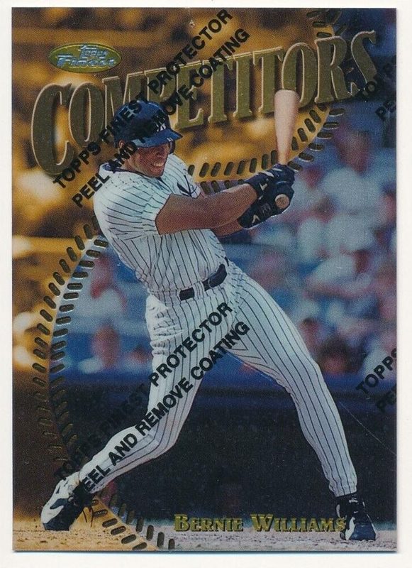 Bernie Williams, 1997 Topps Finest Baseball