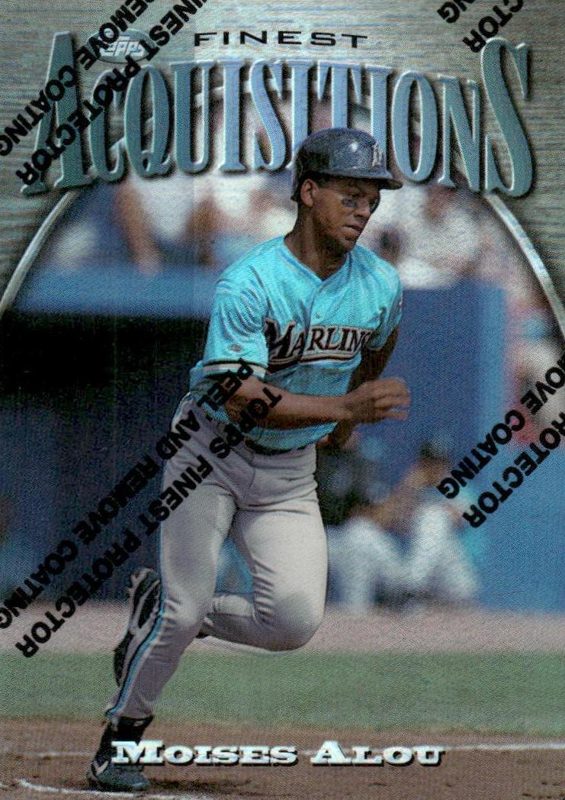 Moises Alou, 1997 Topps Finest Baseball