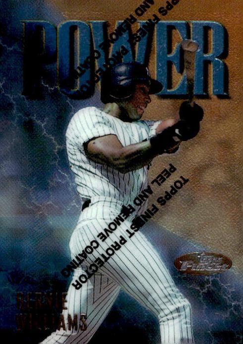 Bernie Williams, 1997 Topps Finest Baseball