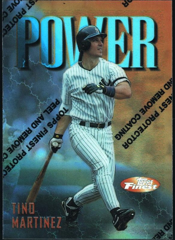 Tino Martinez, 1997 Topps Finest Baseball
