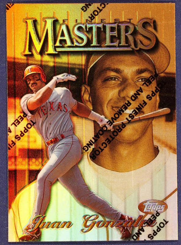 Juan Gonzalez, 1997 Topps Finest Baseball