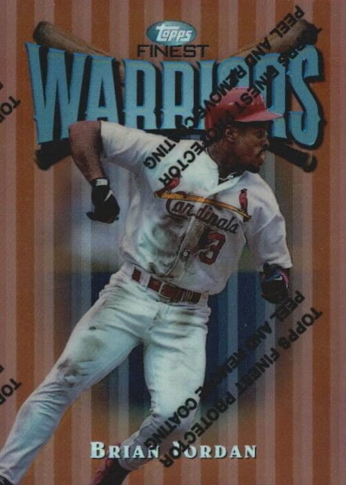 Brian Jordan, 1997 Topps Finest Baseball