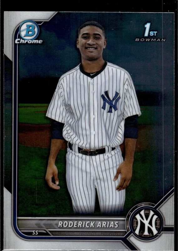 Roderick Arias, 2022 Bowman Chrome Prospects Baseball
