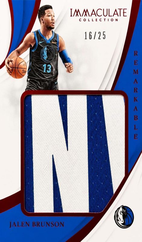 Jalen Brunson, 2018 Panini Immaculate Collection Basketball