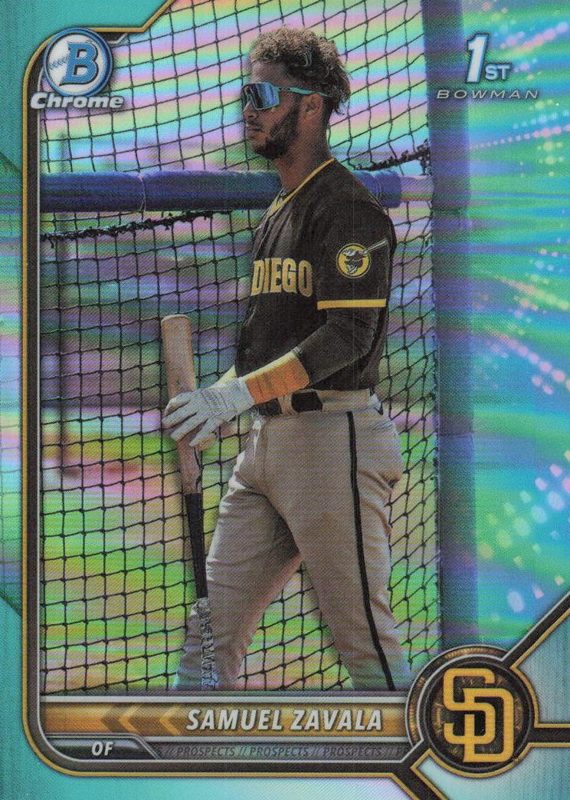Samuel Zavala, 2022 Bowman Chrome Prospects Baseball