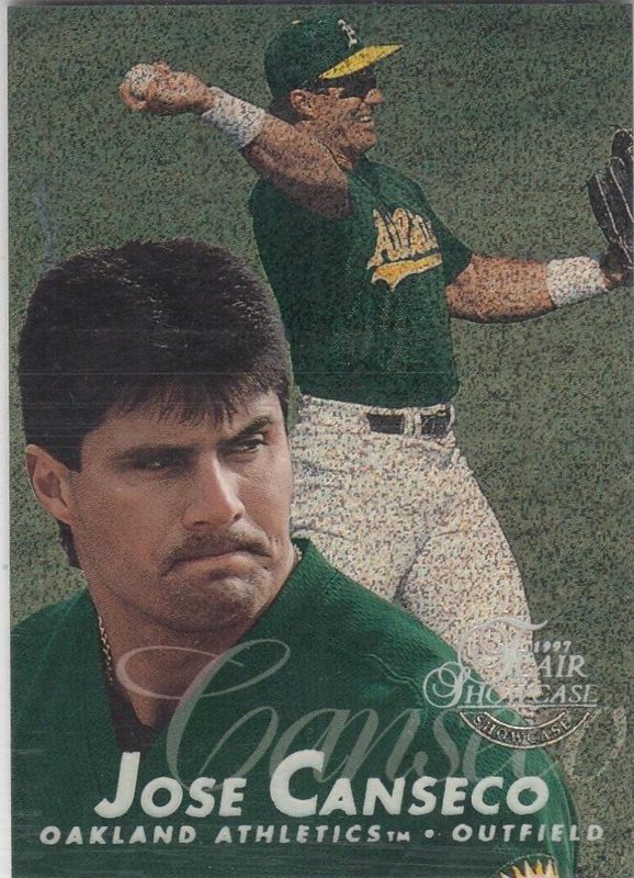 Jose Canseco, 1997 Flair Showcase Baseball